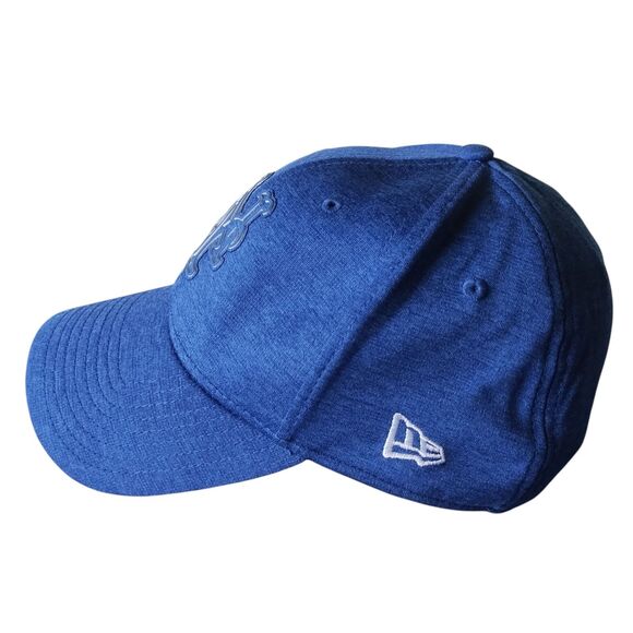 New York Mets New Era 39thirty M / L Blue Fitted Hat / Cap - Picture 2 of 5